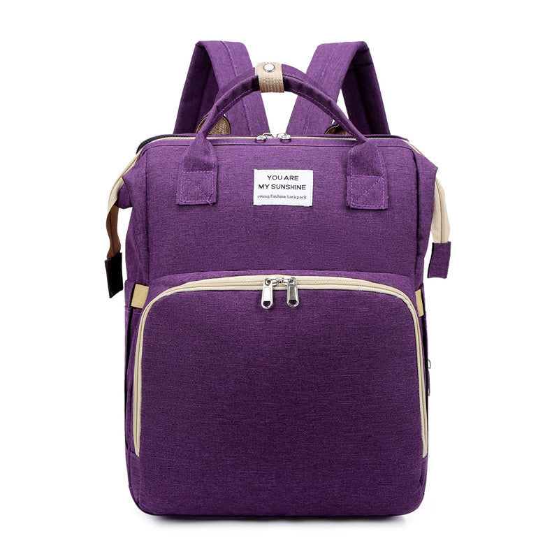 Fashion Foldable Baby Diaper Shoulder Bag
