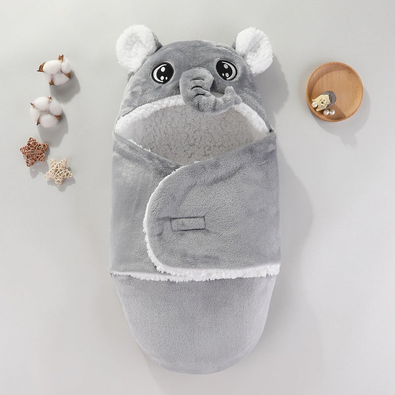 Newborn babies are wrapped in baby blankets, swaddling clothes and sleeping bags